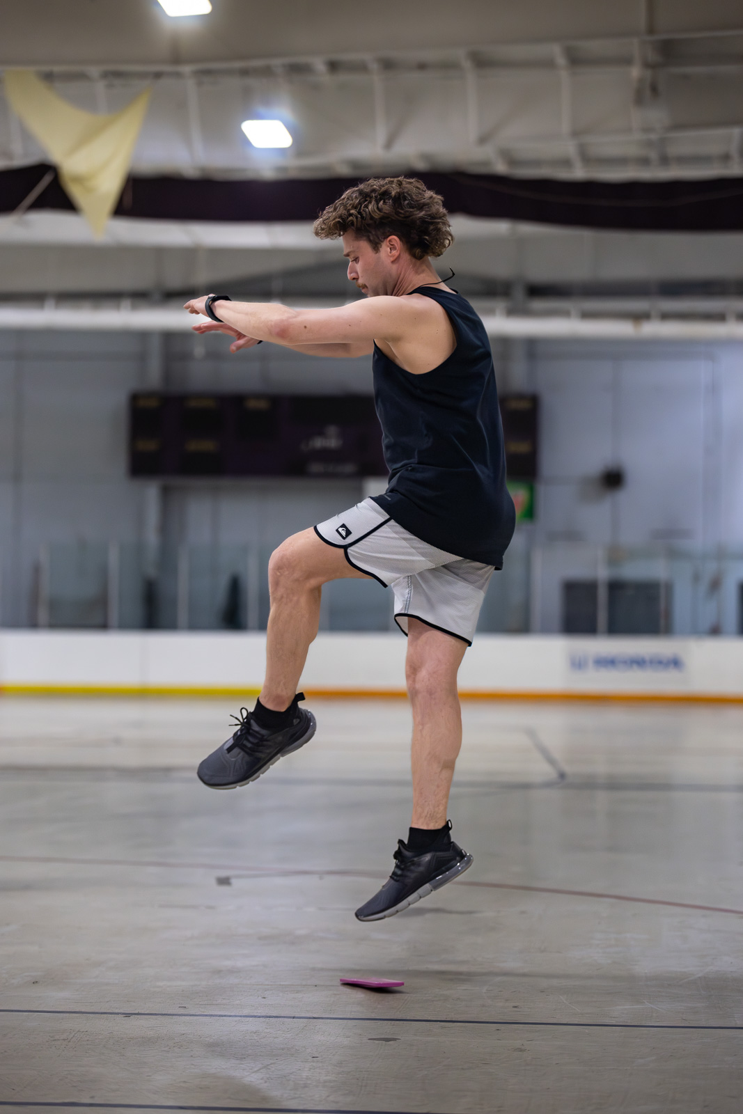 Sam Dafoe training off-ice — figure skating coaching in Dallas-Fort Worth